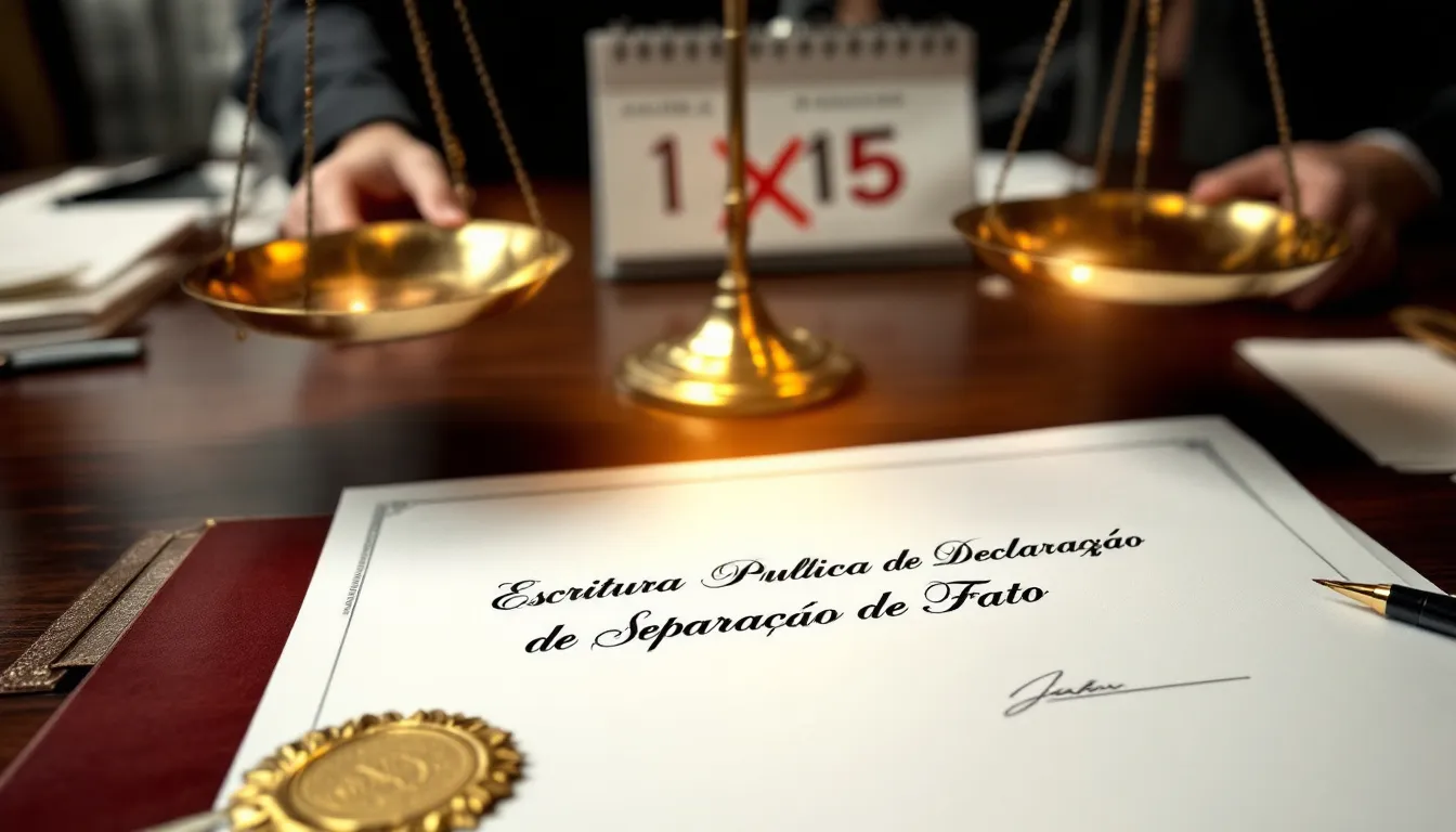 Nada é à toa: a importância da Escritura de Declaração de Separação de Fato